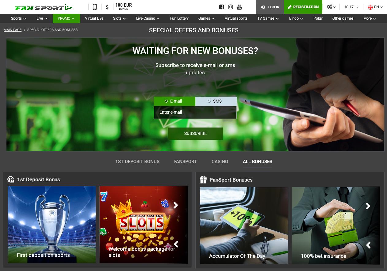 Bonus & Promotions