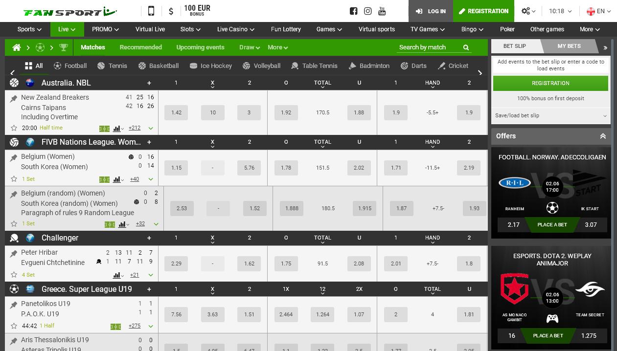 Live Betting