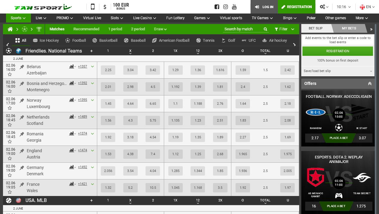 Odds soccer